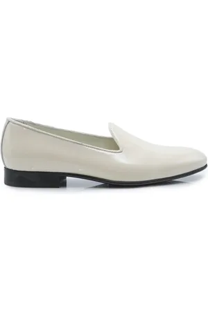 CARLO PIGNATELLI Pantofola Vernice 8507 RUGAN AVORIO