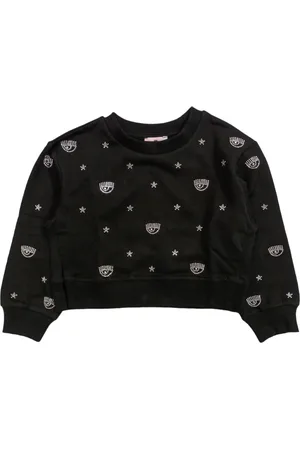 Chiara Ferragni Sweat-shirt noir 0050 Logomania 59A606 1005