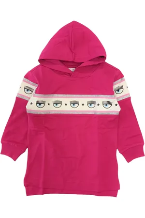 Chiara Ferragni Robe sweatshirt 098f Fuxia C/cappuccio Maxilogomania 59B900 2010
