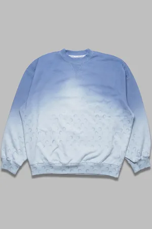 Marine Serre Sweat-shirt surdimensionne en polaire lune - 100% coton fabrique en portugal