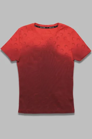 Marine Serre Jersey lune bebe taille T-shirt - 88% pa 12% ea fait en portugal
