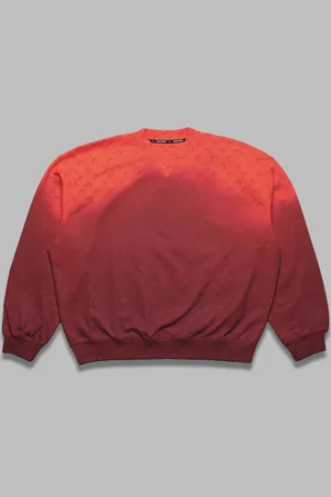 Marine Serre Sweat-shirt surdimensionne en polaire lune - 100% coton fabrique en portugal
