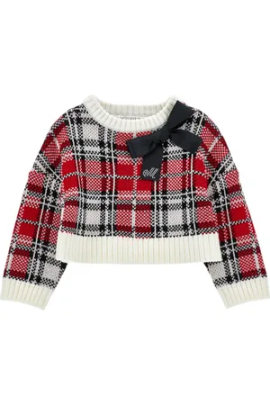 MONNALISA Pull tartan rouge 4301 19D641 4091