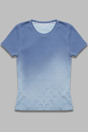 Marine Serre Jersey lune bebe taille T-shirt - 88% pa 12% ea fait en portugal