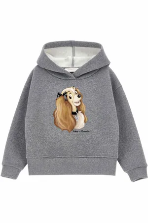 MONNALISA Hoodie Grey Lurex 19D609 4005
