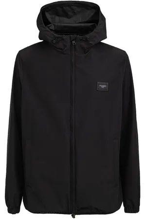 Dolce & Gabbana Veste coupe-vent avec logo sur la poitrine