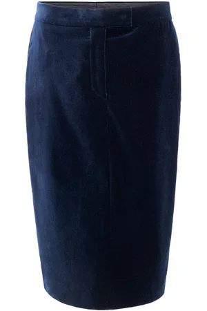 Tom Ford Bleu Velvet jupe Midi