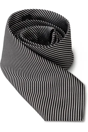 Giorgio Armani Cravate en soie noire
