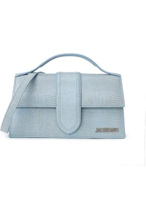 Jacquemus Sac a main Le Grand Enfant Croisiere en Cuir Bleu
