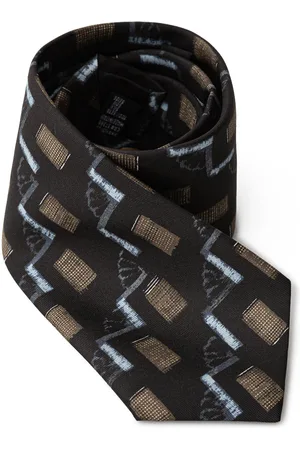 Giorgio Armani Cravate en soie noire