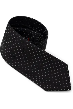 Jil Sander 7 cm cravate en soie regimentaire
