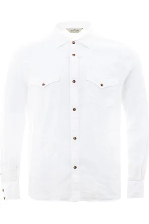 Gran Sasso Chemise blanche en lin