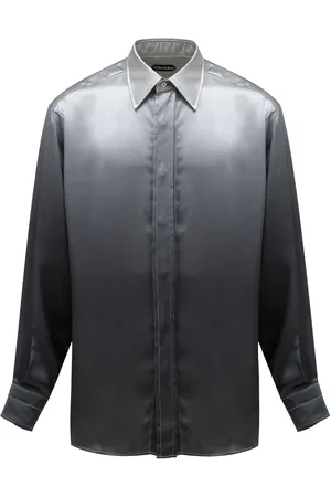 Tom Ford Chemise en soie avec effet fume