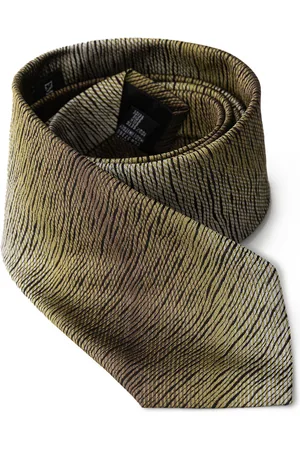 Emporio Armani Cravate de soie verte