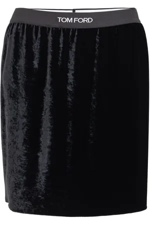 Tom Ford Minijupe en velours noir