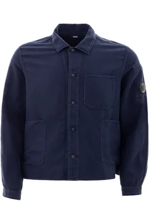 C.P. Company Chemise avec poches en lin melange