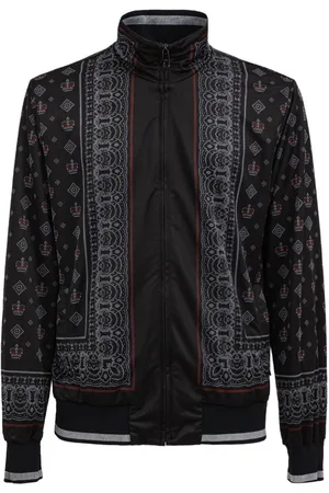 Dolce & Gabbana Sweat-shirt col haut avec imprime baroque