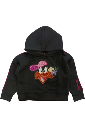 MONNALISA Pull noir 0050 Daffy Strass 19B629 2097