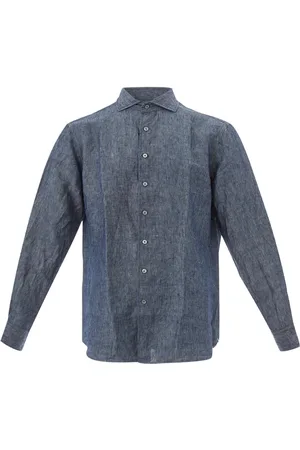 LARDINI Effet chemise Denim