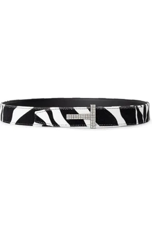 Tom Ford Ceinture de velours blanc