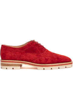 Christian Louboutin Mocassin a cordes en Suede