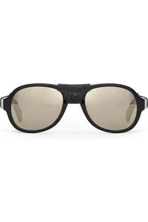 Céline Lunettes de soleil en acetate et cuir