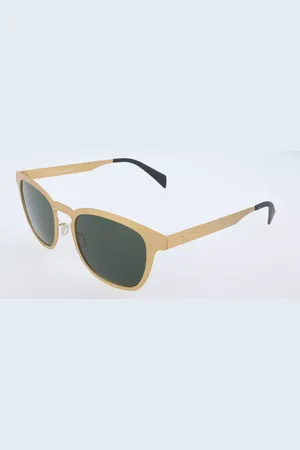 Italia Independent I-I MOD METAL 0506 120.120 51 Lunettes De Soleil Homme Dorées