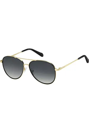 Fossil FOS 2096/G/S J5G/9O 57 Lunettes De Soleil Femme Dorées