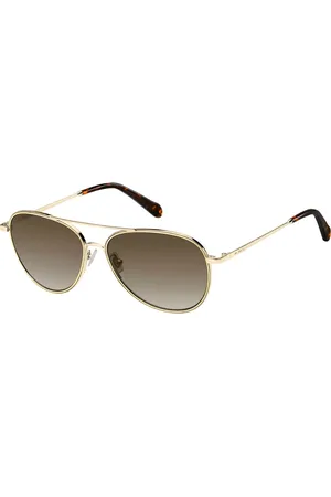 Fossil FOS 2096/G/S 3YG/HA 57 Lunettes De Soleil Femme Dorées