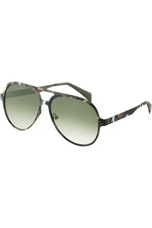 Italia Independent II 0021 093.000 58 Lunettes De Soleil Homme Vertes
