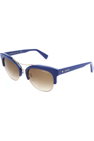 Lanvin SLN724M 0991 53 Lunettes De Soleil Femme Bleues