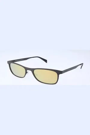 Italia Independent II 0024T WOD.030 53 Lunettes De Soleil Homme Grises