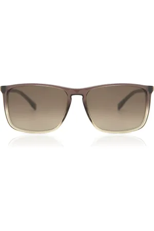 HUGO BOSS 0665/S/IT NUX/HA 57 Lunettes De Soleil Homme Marrons