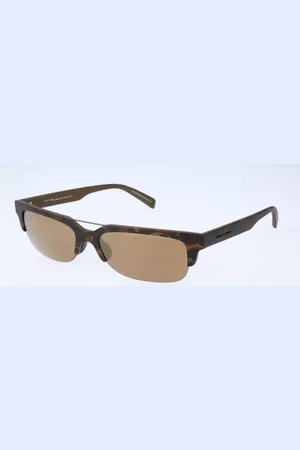 Italia Independent II 0918 145.000 53 Lunettes De Soleil Homme Marrons