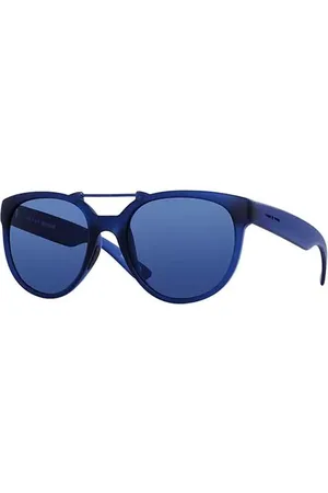 Italia Independent II 0916 021.000 51 Lunettes De Soleil Homme Bleues
