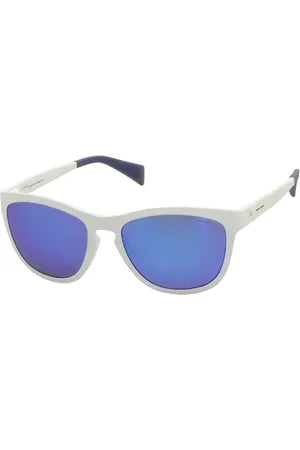 Italia Independent II 0111 001.000 53 Lunettes De Soleil Homme Blanches