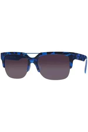 Italia Independent II 0918 141.000 53 Lunettes De Soleil Homme Bleues