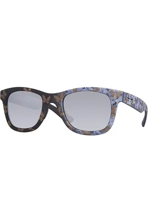 Italia Independent II 0090T FLW.071 50 Lunettes De Soleil Homme Grises