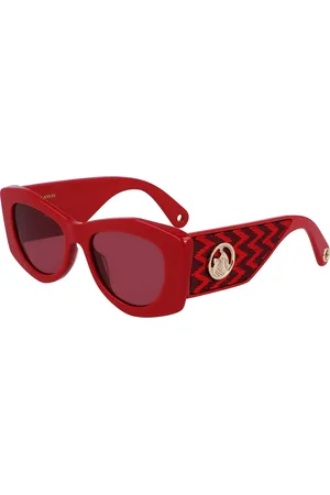 Lanvin LNV638S 604 52 Lunettes De Soleil Femme Rouges