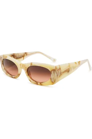 Etnia Barcelona Calabasas Sun WH 54 Lunettes De Soleil Femme Blanches