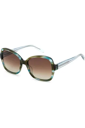 Fossil FOS 2121/S 6AK/HA 56 Lunettes De Soleil Femme Vertes
