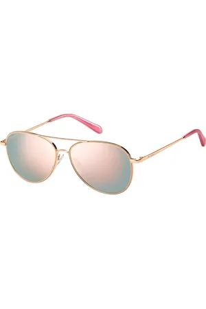 Fossil FOS 2096/G/S AU2/0J 57 Lunettes De Soleil Femme Dorées