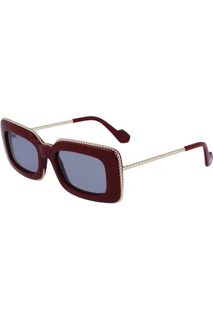 Lanvin LNV645S 600 52 Lunettes De Soleil Femme Rouges