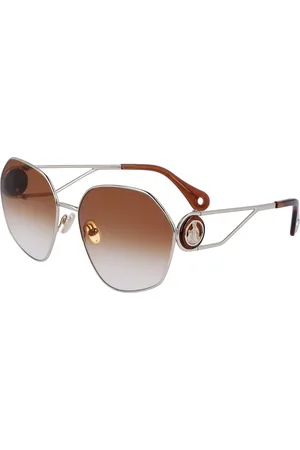 Lanvin LNV127S 746 62 Lunettes De Soleil Femme Dorées