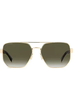 Dsquared2 D2 0083/S 06J/9K 58 Lunettes De Soleil Homme Dorées