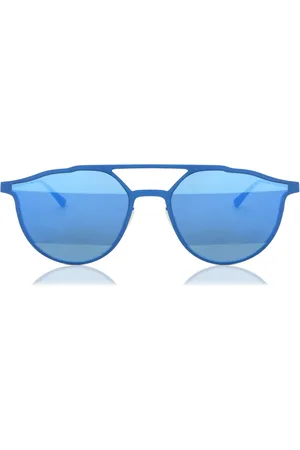 Italia Independent II 0256 020.CNG 56 Lunettes De Soleil Homme Bleues