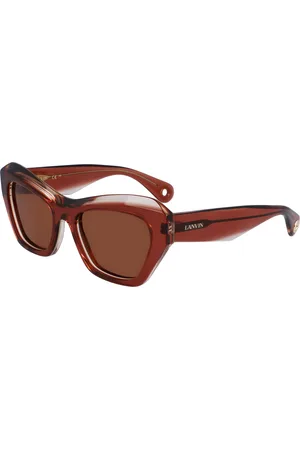 Lanvin LNV663S 650 53 Lunettes De Soleil Femme Marrons