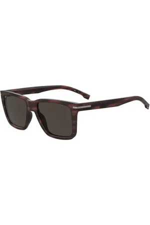 HUGO BOSS 1598/S EX4/IR 55 Lunettes De Soleil Homme Marrons
