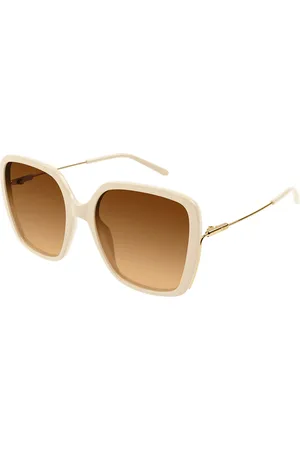Chloé CH0173S 005 57 Lunettes De Soleil Femme Blanches