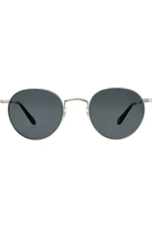 GARRETT LEIGHT WILSON M SUN SV-BK/SFPBS 49 Lunettes De Soleil Homme Argentées